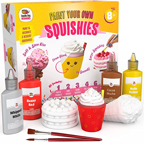 DOODLE HOG Food Squishies Kit Squishy Maker Crafts for Girls Ages 68