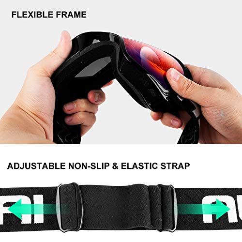 image for AKASO Ski Goggles, Snow Goggles for Youth, Kids & Teenagers, Snowboard