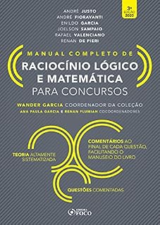Livro Raciocínio lógico e matemática para concursos: Manual completo