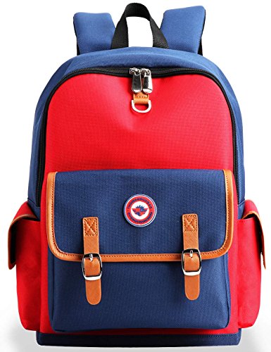 Kids Backpack Children Bookbag Preschool Kindergarten Elementary School Travel Bag for Girls Boys(14182 small red)