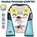 Neck and Back Massager with Deep Heat Kneading and Percussion - Aldom - Shiatsu Shoulder Massager for Relieving Muscle Pain and Stress, Carry Bag Included, Perfect for Home, Car, Office