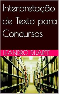 Livro Interpretação de Texto para Concursos