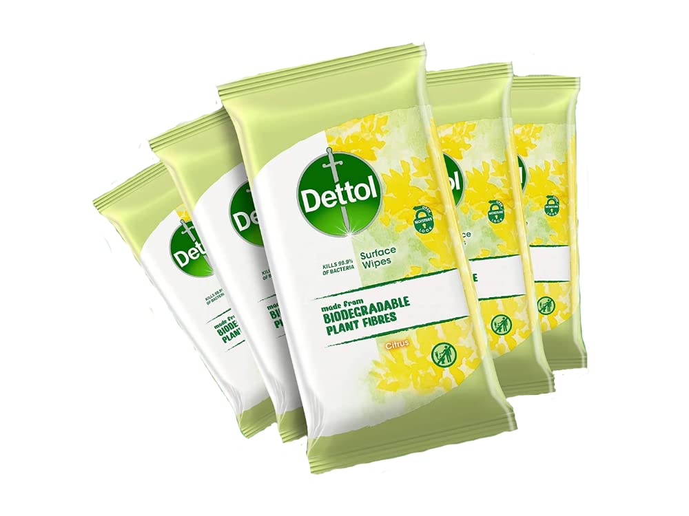 Dettol Biodegradable Multipurpose Citrus Zest Wipe 80ct x 480 Units