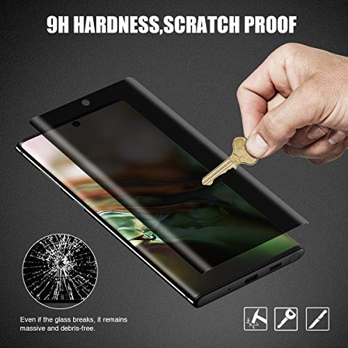 Galaxy Note 10 Plus Privacy Screen Protector, THRIKGOLD 2Way Anti Spy