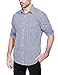 Bentibo Mens Black Gingham Long Sleeve Casual Button Down Cotton Dress Shirt L
