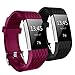 Hanlesi Band for Fitbit Charge 2 , Diamond-shaped texture Soft Silicone Replacement Sport Strap Band for Fitbit Charge2 Fitness Wristband for Girls Boy Men Women