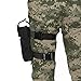 aokur Adjustable Hunting Right Handed Leg Holster Tactical Waterproof Airsoft Pistol Gun Drop Leg Thigh Holster (Black Right Side)