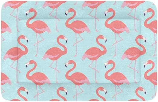 pink flamingo dog bed