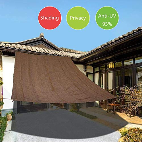 L-DREAM Sonnenschutz Sonnensegel Braun丨rechteckig Sonnensegel丨Garten Sonnensegel丨95% UV-Schutz Und Beschattung Für Terrassenüberdachung丨ideale Sichtschutz 丨Sonnenschutz Windschutz Segel – Bild 2