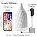 Vyaime Stone Essential Oil Diffuser, Ceramic Hand-Crafted Ultrasonic Aromatherapy Humidifier, 7 Color LED Night Lights Auto Shut-off for Home Office Baby Room(White)thumb 4