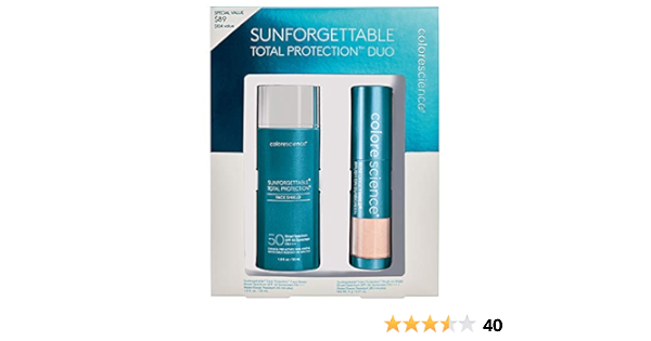 colorescience sunforgettable total protection duo kit spf 50