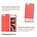 iPhone 6 Case, Moze iPhone 6 (4.7) Case Protective SOFT-Interior Scratch Protection Metallic Finished Base with Vibrant Trendy Color Slider Style Hard Case for iPhone 6 (4.7 inch) (2014)-Italian Rose/Champagne Gold