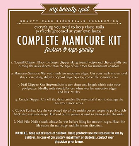 Complete Manicure Kit MY BEAUTY SPOT Fashion and