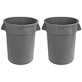 Amazon Basics Heavy Duty Durable Round Trash