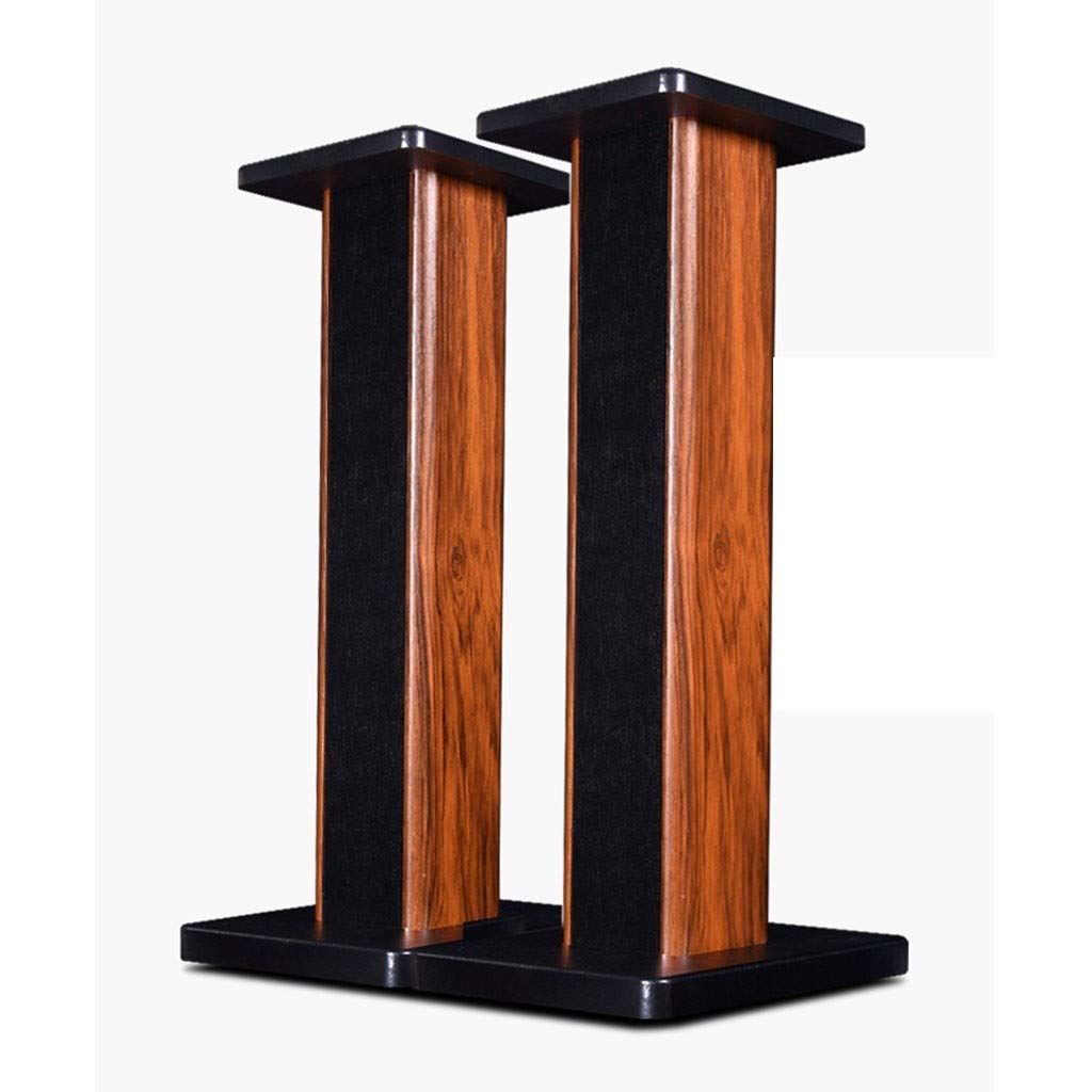 Speaker Stands Universal Freestanding Speaker Floor Stands-One Pair Home Theater Wooden Sand-fillabl
