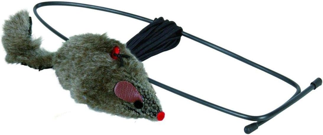 Trixie Plush Mouse for Doorframes 8 centimeter, Multicolor, 1 Stück (1er Pack)