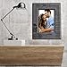 BELLA BUSTA- Our 3 Years Anniversary- Years, Months, Weeks, Days, Hours, Minutes, Seconds- Engraved Leather Picture Frame (4 x 6 Vertical)