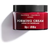 Forming Cream by Daimon Barber for Men - 1.76 oz Cream | Matte Finish Medium Hold Cream for Natural and Textured Hairstyles. Nourishes Hair and Scalp with Argan Oil and Oudh Scent.