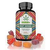 AuraPlus Organic Premium Hemp Gummies For Pain Relief - Special Blend With Melatonin - Less Anxiety, Improved Sleep, Reduced Inflammation - Full Spectrum Hemp Gummy Bears - 100% USA Made Hemp Extract