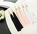 REVOLIA 3 Pairs Womens Long Tassel Dangle Earrings Fringe Drop Earrings Elegant (C.3 Pairs 3 Colors)