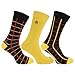 Mens Organic Bamboo Socks With Tetris Design (Pack Of 3)