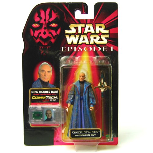 Star Wars Episode I: The Phantom Menace, Chancellor Valorum Action Figure, 3.75 Inches