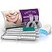 Calily Life Teeth Whitening Kit – 30 Treatments –Instant Professional Results -Includes 30 ML Whitening Gel + 20 ML Remineralization & Desensitization Gel + 3 Vitamin E Swabs + LED Oxidation Light