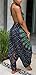 Womens African Print Spaghetti Strap One Piece Harem Pants Jumpsuit Romper