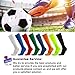 Three street Unisex Sport Long Knee-High Breathable Soccer Running Compression Socks(2-12 Pairs)
