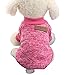 Pet Clothes for Small Dog Girl Dog Boy Soft Warm Fleece Clothing Winter (S, Hot Pink)