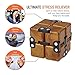AngelarSea Mini Infinity Cube , Decompression Toy，Cool Mini Light Gadget Best for Reduce Anxiety Puzzle and Kill Time for Kids Teens Adults（2 Pack）.