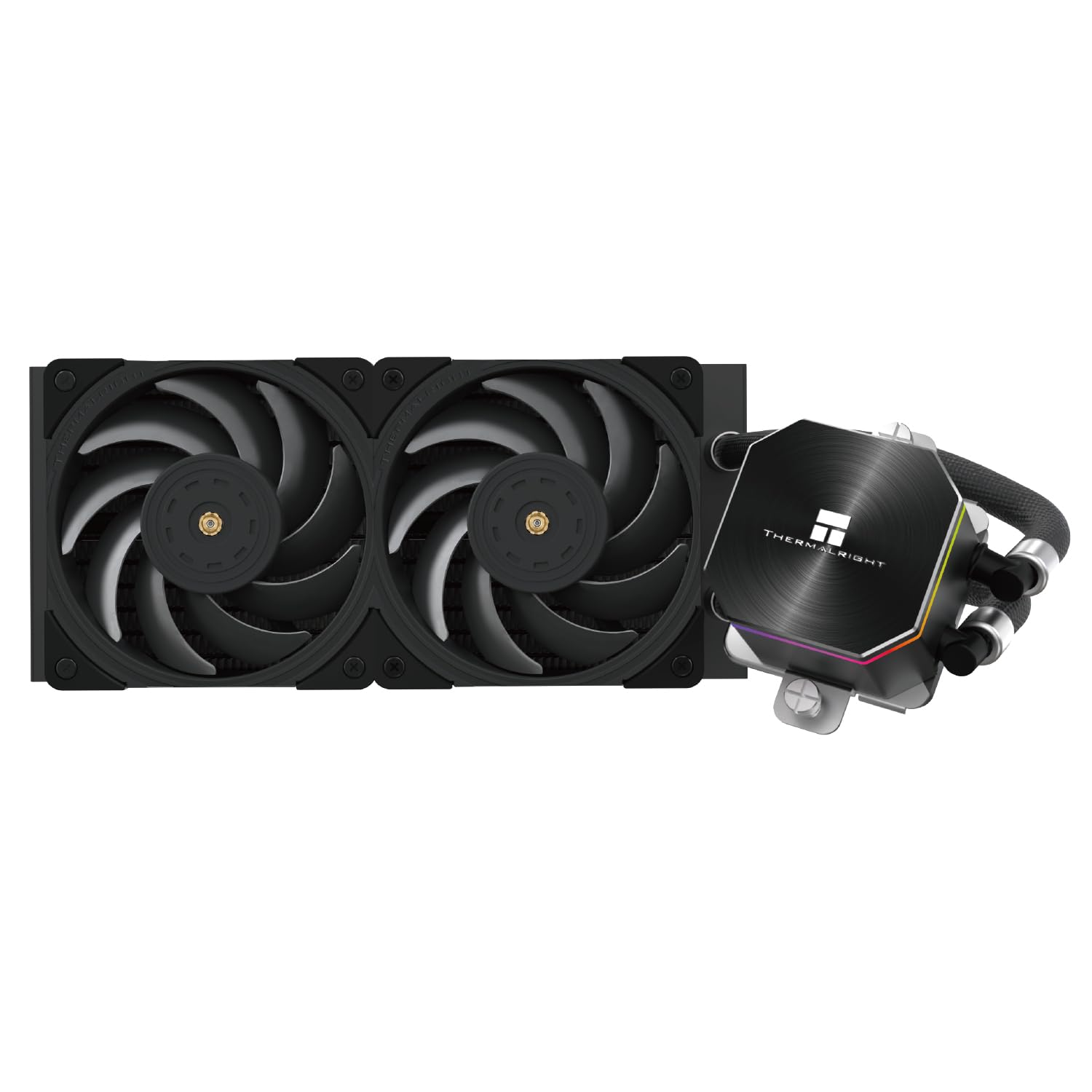 Photo 1 of Thermalright Frozen Edge 240 Black CPU Water Cooler with PWM Fans, Pump Speed is 3300RPM,S-FDB Bearing, for AMD AM4/AM5,Intel LGA1150/1155/1200/1700/2011(FE240 Black)