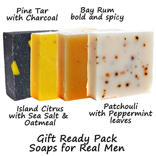 360 Feel Men’s Soap bar Handmade Masculine fragrance, Patchouli, Pine