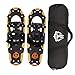 ENKEEO All Terrain Snowshoes Light Weight Aluminum Alloy Snow Shoes Kit with Carry Bag, Adjustable Ratchet Bindings, 210lbs. Capacity, Black and Orange, 30 inches