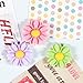 Yalis 12 Pcs Assorted Color Creative Refrigerator Magnets Colorful Floret Magnetic Pushpins for Whiteboard, Fridge Decorative and Holding Paper (Chrysanthemum)