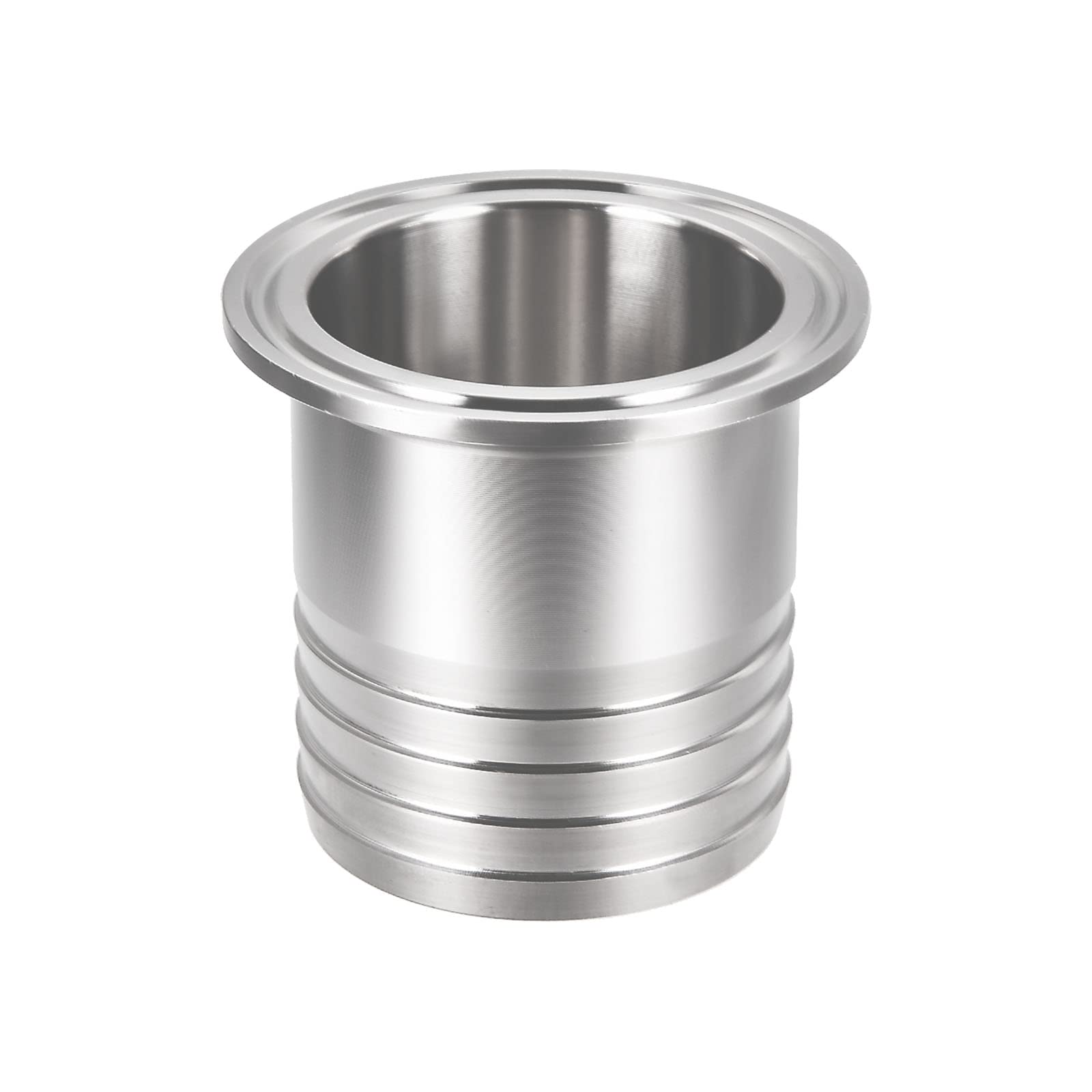 M METERXITY Clamp Hose Adapter - 2" OD Stainless Steel Hose Barb Pipe Fitting Apply to Hose Connection(2.520" Flange)