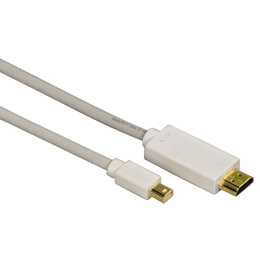 Hama Mini DisplayPort to HDMI Adapter, 1.5 m, Full HD up to 1080 dp, miniDP Male to HDMI Female Adapter Ideal for Macbook Air/Macbook Pro/Mac Pro/Mac Mini,White