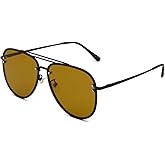 VIVIENFANG Trendy Oversized Aviator Sunglasses Womens, Retro Cute Big Shades Women's Fashion Sun Glasses UV Protection VF2203