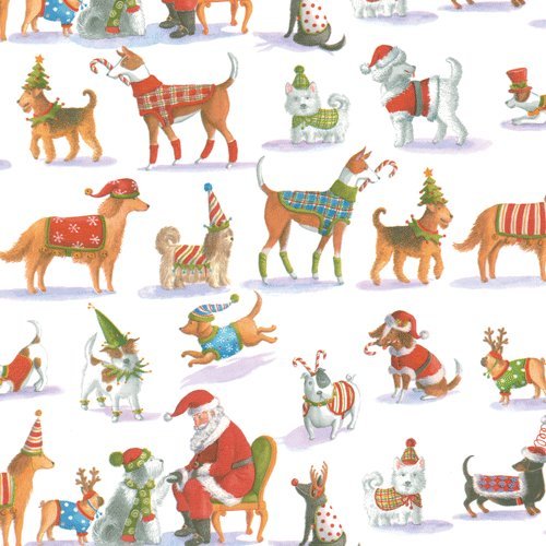 Wrapping Paper Two 8 Foot Roll Christmas Gift Wrap Ideas Christmas Waiting for Santa, 2 Rolls