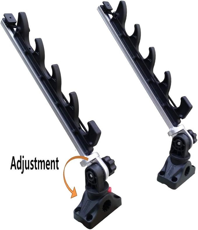 Brocraft Crappie Rod Holder/Crappie Rod Transport Rack/Boat Rod Storage