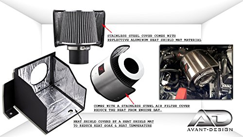 AF Dynamic Red Air Filter Intake Kit 2009-2017 For Ram 1500/2500/3500 HEMI ST SXT SLT 5.7L 5.7 V8 - Thumbnail 3