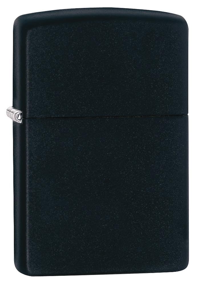 Zippo 2004273 Lighter 218C Regular Media Chrome Black Matte