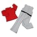 ZITA ELEMENT 3 Sets Daily Casual Clothes Outfits for 18 inch American Doll and Other 45-46cm Dolls Xmas Gift