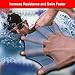 Webetop Kids Eco-friendly Soft Silicone Webbed Swim Gloves Flippers Gear Hand Paddles for Swimming,Surfing,Diving,Water Exercise-Increased Water Resistance,Strengthen and Tone Muscles