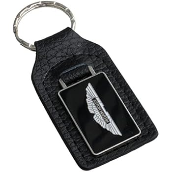 Amazon Com Aston Martin Key Chain Fob Satin Black