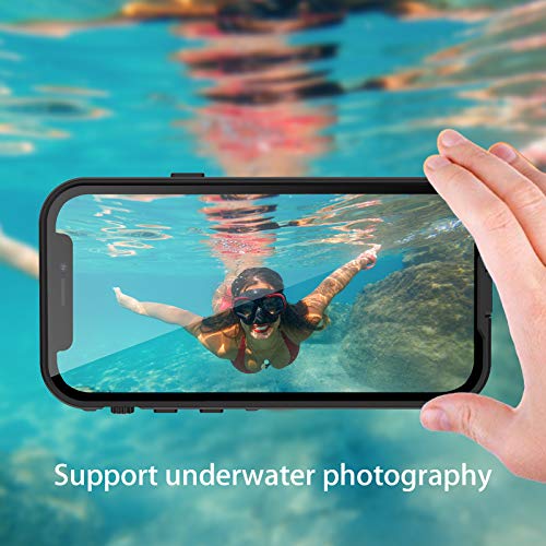 MOMOTS iPhone 12 Waterproof Case, IP68 Full Body Underwater AntiDrop