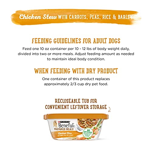 Purina Beneful High Protein Wet Dog Food With Gravy, Prepared Meals