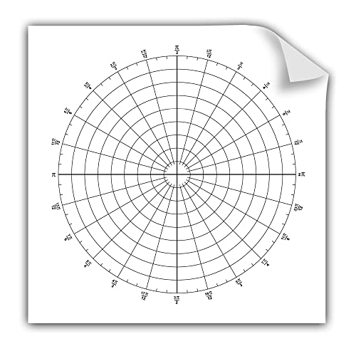 Geyer Instructional Products 503012 Repositionable Static Cling Polar Graph Cha…