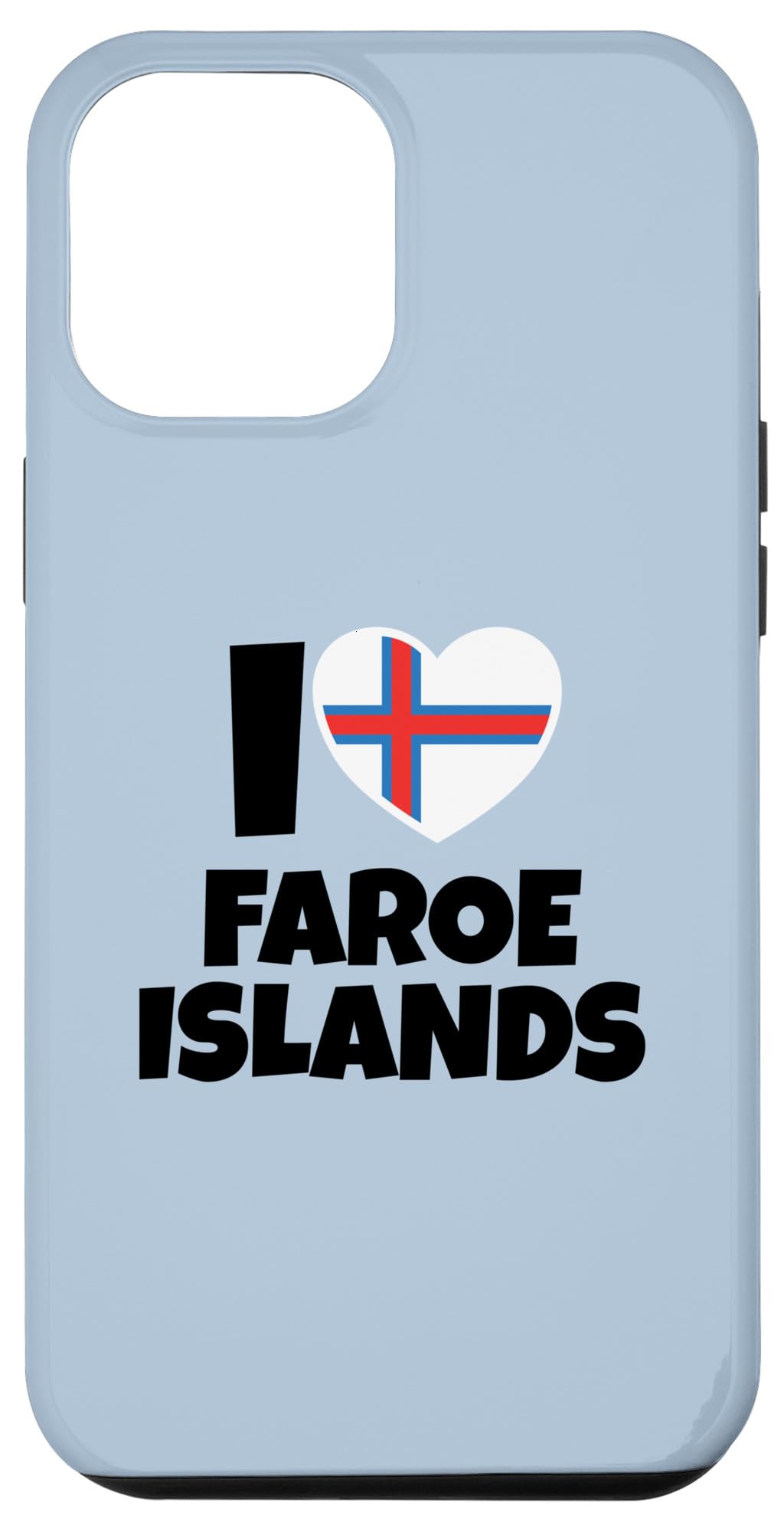 iPhone 15 Plus I Love Faroe Islands (Føroyar) with Flag and Heart Case