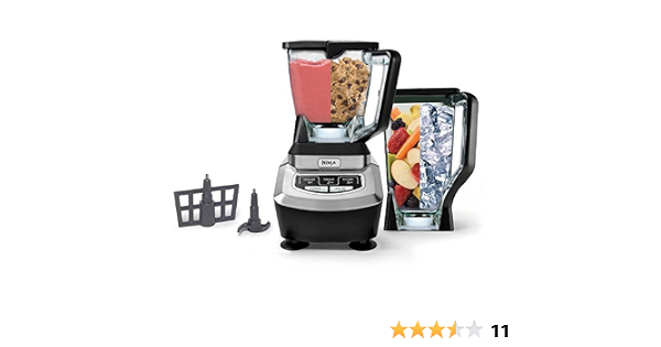 Amazon.com: Ninja 1100-watts XL Licuadora de aplastamiento Total de cocina  profesional Procesador mezclador – bl701wm (Refurbished Certificado) :  Hogar y Cocina